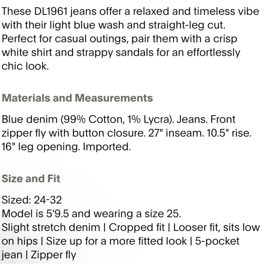 DL1961 Thea Boyfriend 27” Relaxed Tapered Jeans in Ravello Size 26 - Picture 4 of 11